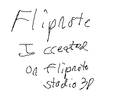 Flipnote stworzony przez Nick