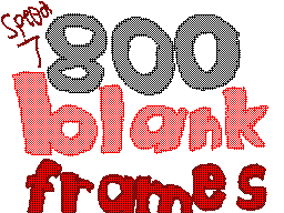 800 Blank Frames
