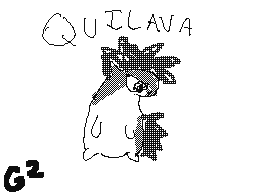 Quilava drawing