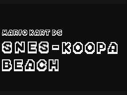 (SNES) - Koopa Beach 2 MKDS