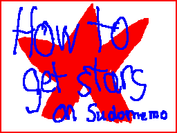 How to get stars on Sudomemo