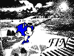 SA1 Sonic story end screen.