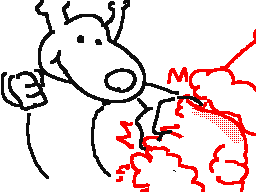 Santa vs one O' his reindeer