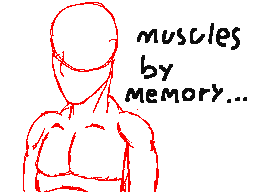 Drawing muscles by memory