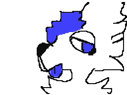 my oc with just blue