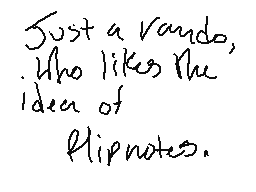 Flipnote stworzony przez eTHEwhite