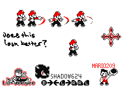 Mario Sprite edits.