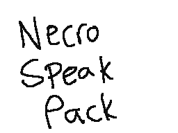 Necro speak pack