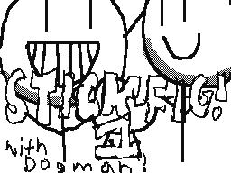 Stickfig with dogman 1