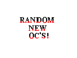 new oc's!