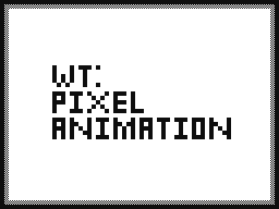 Weekly Topic: Pixel Animation