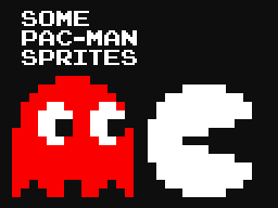 Some Pac-Man sprites