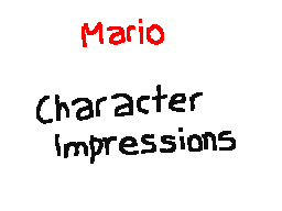 Mario Character Impressions