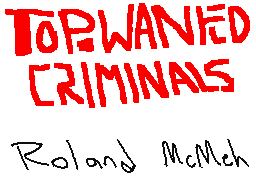 Top Wanted Criminals of Sudomemo