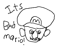 how to draw bad mario