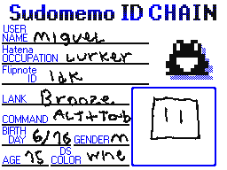 Sudomemo ID chain