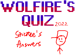 Wolfire's Quiz: My Answers