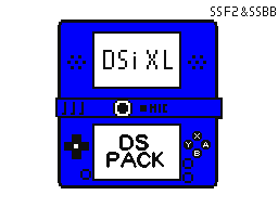 DS sprite pack with a DSi XL