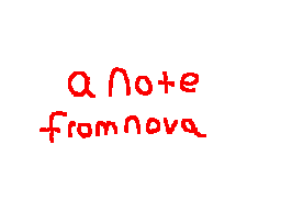a note from nova