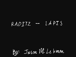Raditz x Lapis INTRO