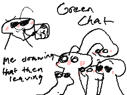 green chat so active rn