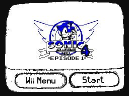 Sonic 4 Wii Channel