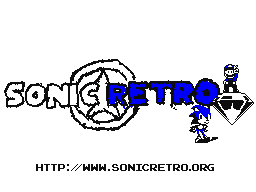 Sonic Retro Splash Screen