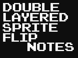 Double Layered sprite flipnotes