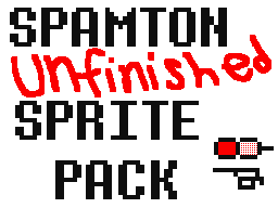 Unfinished sprite pack:Spamton