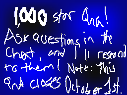 1,000 star QnA!