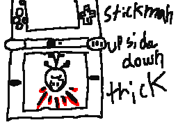 stickman upside down trick