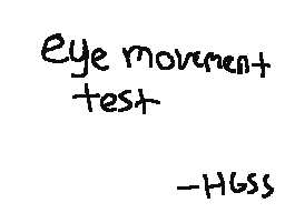 Eye movement test