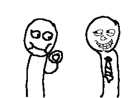 the burglar and the man.