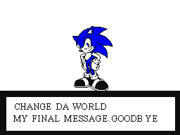 Sonic go bye bye
