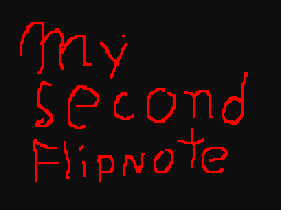 Flipnote stworzony przez ElarteyYo