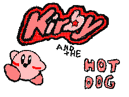 kirby and the hot dog