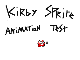 Kirby Sprite Animation