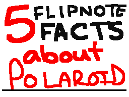 Flipnote stworzony przez Polaroid