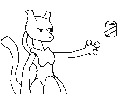 Mewtwo Crushes A Soda Can