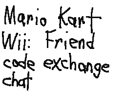 Mario Kart Wii:Friend code exchange chat