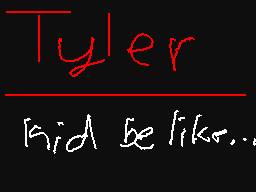 Flipnote stworzony przez Tyler