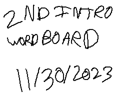 2nd Intro Wordboard