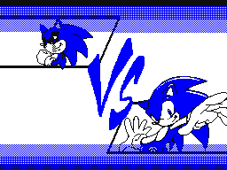 sonic vs .exe sprite animation