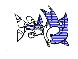 How to draw Sonic (Sideways)