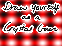 draw yourself as a crystal gem - chain