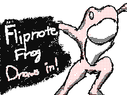 Flipnote Frog Draws in!