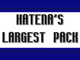 Hatena Largest Sprite Pack (By Boogie)