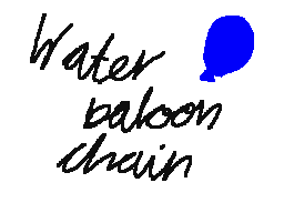 Water balloon chain part