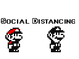 Social Distancing Mario&Luigi
