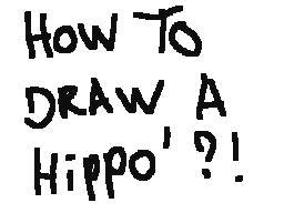 How to draw a hippo